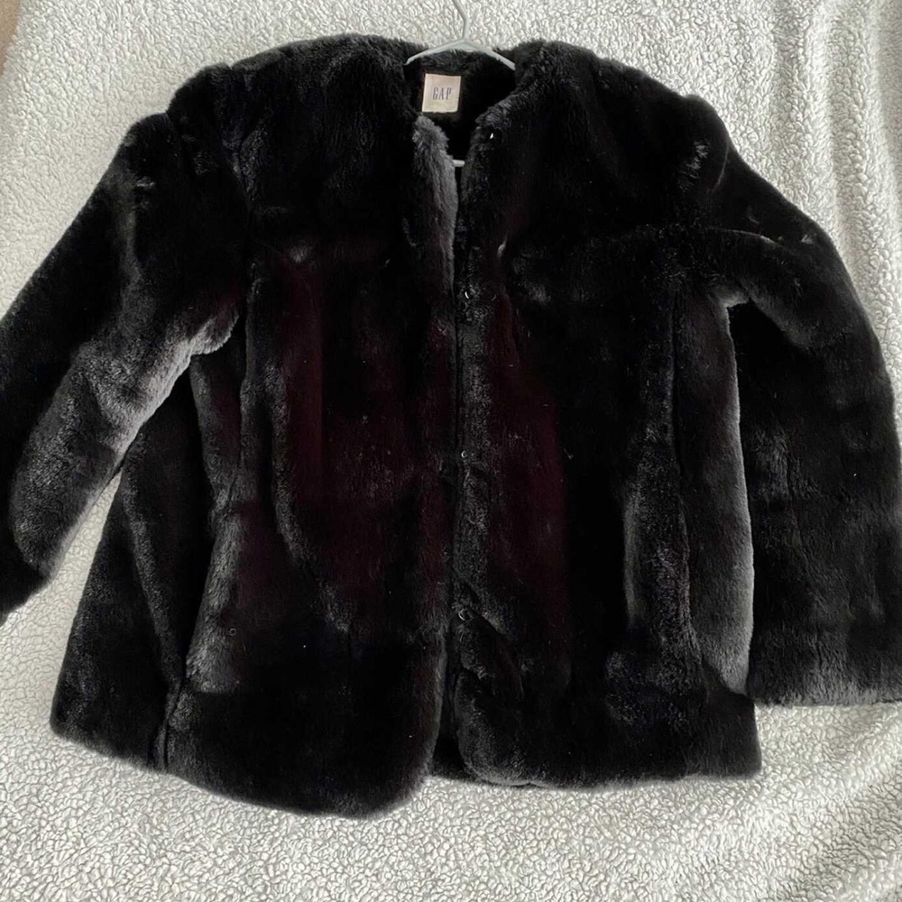 Black Faux Fur Jacket